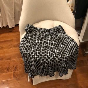 Black and white skirt